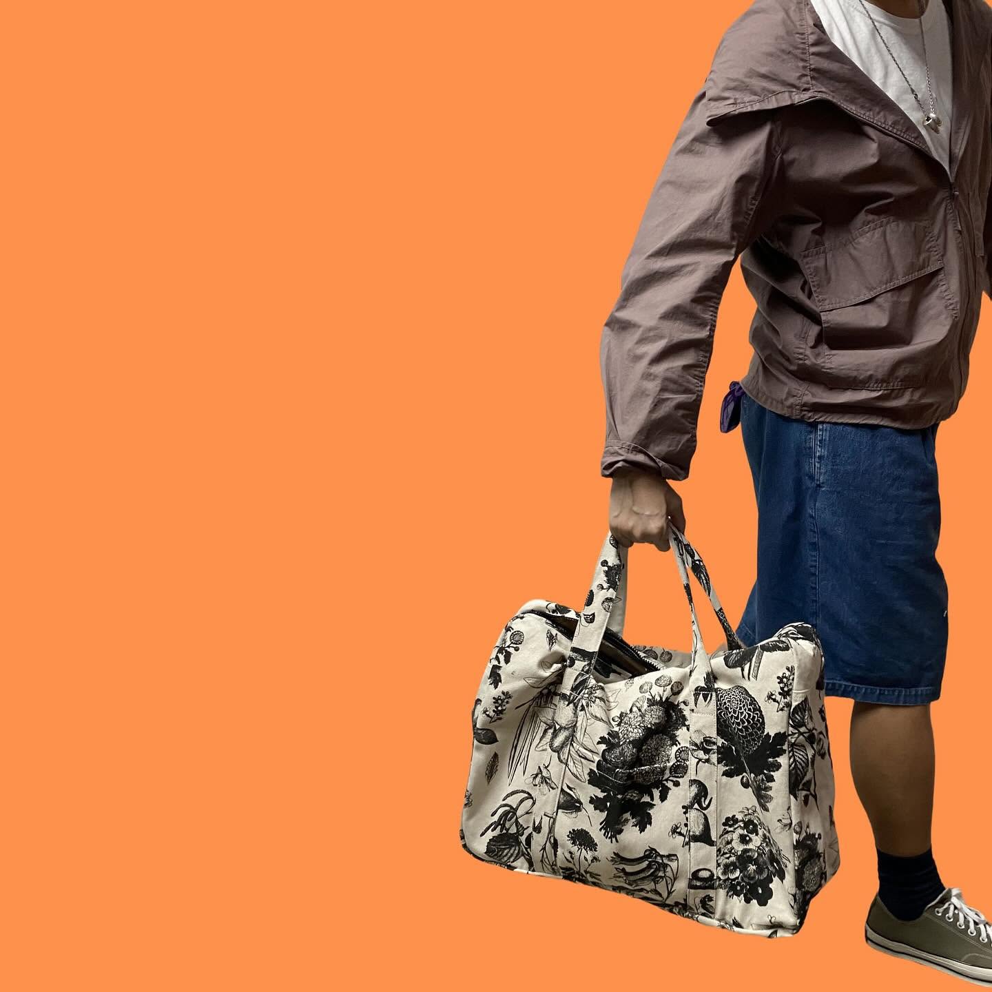 Canvas Duffle Bag handmade in Thailand